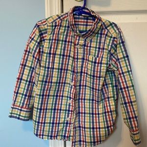 Gap Dress Shirt 5t Multicolor plaid